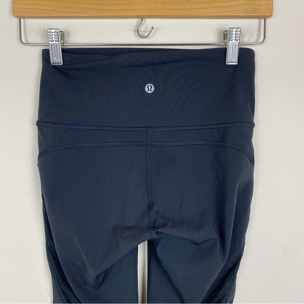 Lululemon Wunder Under High-Rise Crop 21" Mesh